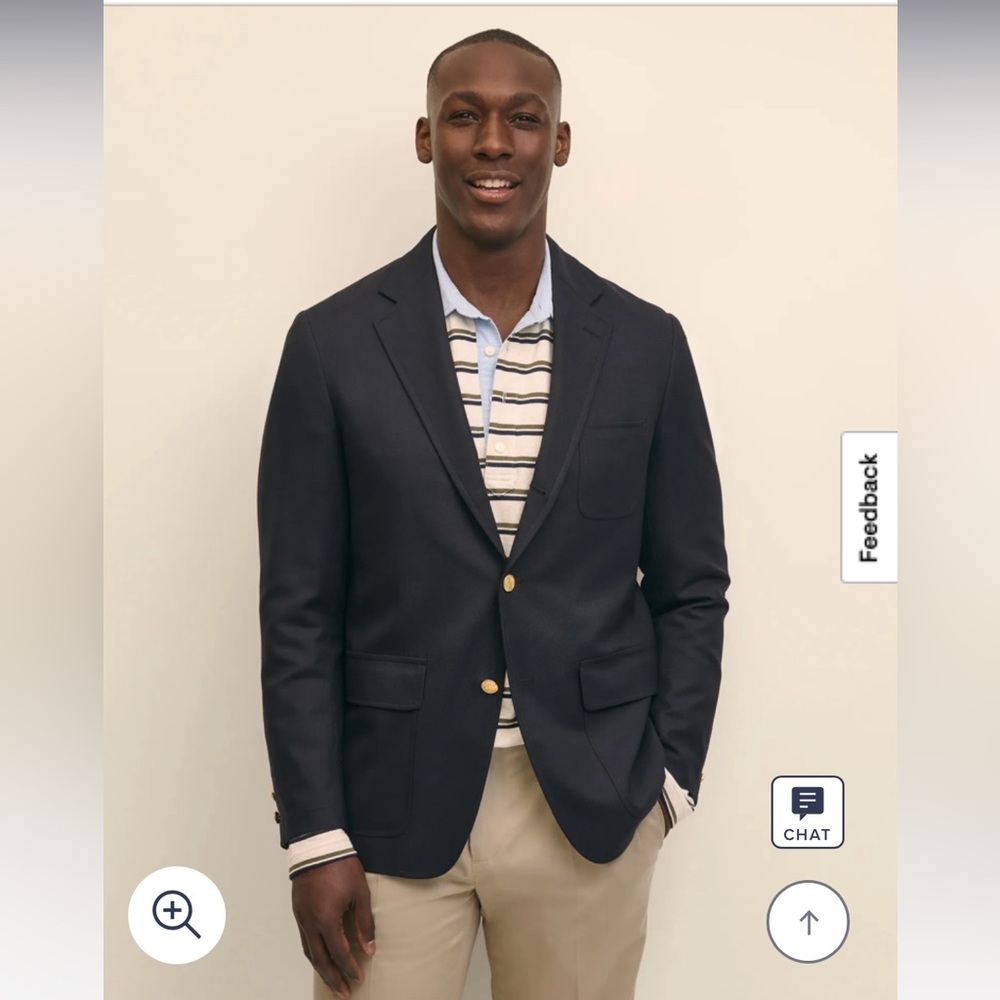 Brooks Brother’s Men's Navy Blazer 1818 size 44